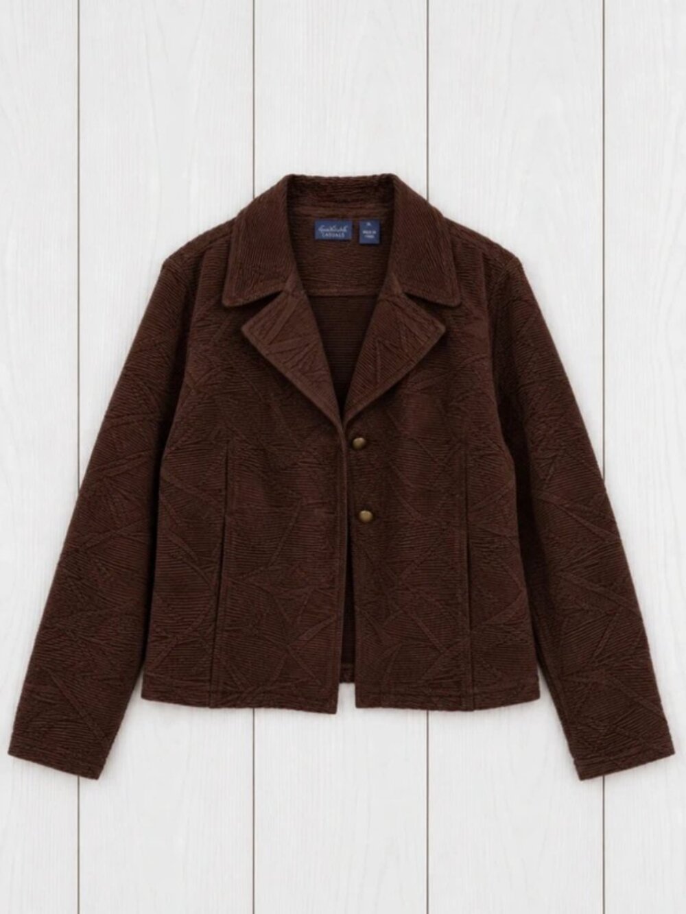 Rare Vintage Gloria Vanderbilt Casuals Women’s Brown Jacket